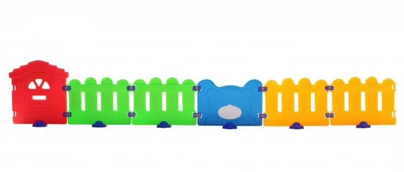 Разноцветный детский игровой заборчик Family, F-717
