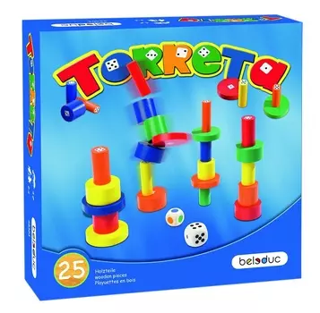 Развивающая игра – Башенки, в картонной коробке