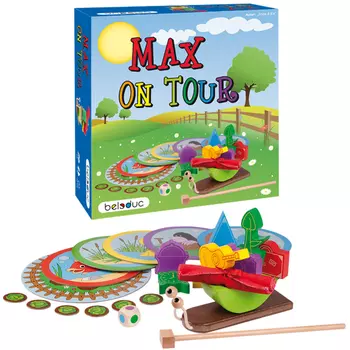Развивающая игра – Путешествие Макса, с деревянными аксессуарами