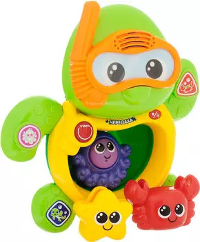 Развивающая игрушка для ванной - Черепаха, со звуковыми эффектами