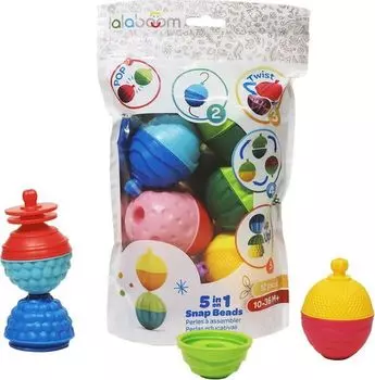 Развивающая игрушка Lalaboom, 12 предметов