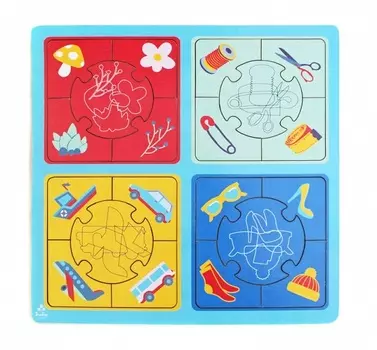 Развивающая игрушка: пазл большой - Найди силуэт