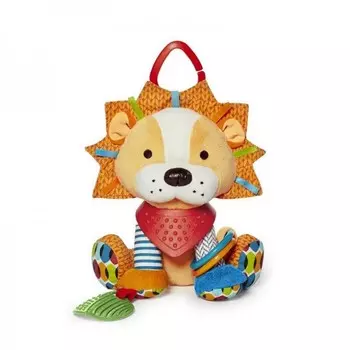 Развивающая игрушка-подвеска Лев с погремушкой и прорезывателем