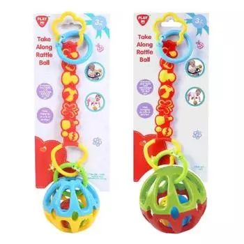 Развивающая игрушка - подвеска - Мяч-погремушка
