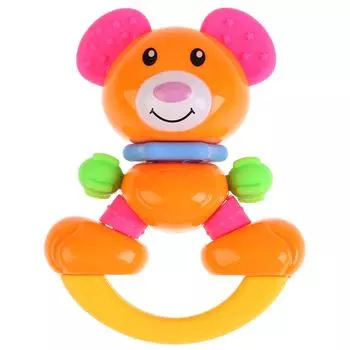 Развивающая игрушка погремушка Мишутка с прорезывателем