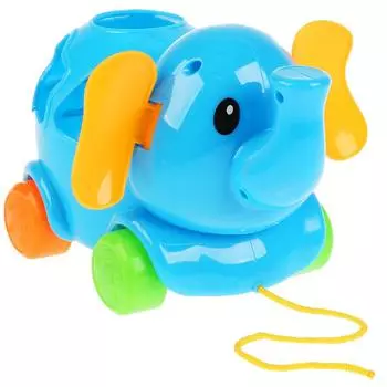 Развивающая игрушка сортер Слон, каталка