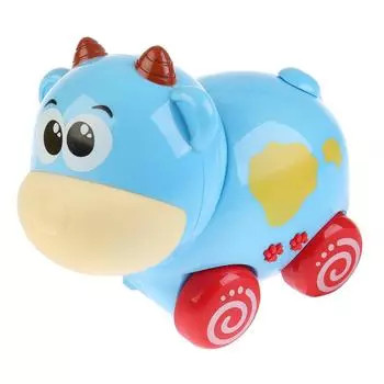 Развивающая коровка-каталка, 50 песен, фраз и звуков, подвижные элементы