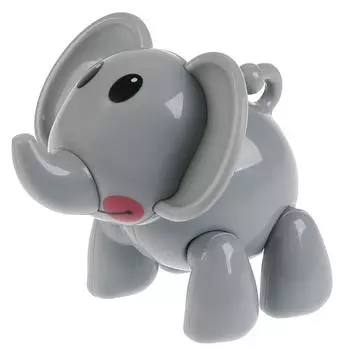 Развивающая крутилка Слон, серый цвет