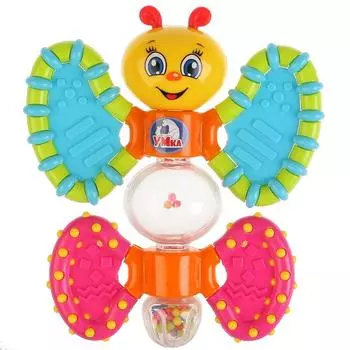 Развивающая погремушка - Бабочка-трещотка