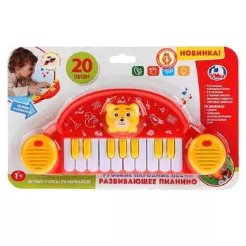 Развивающее пианино ™Умка, 20 русских народных песен и потешек