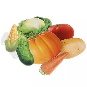 Развивающие карточки на шнурке – Овощи, В. Степанов