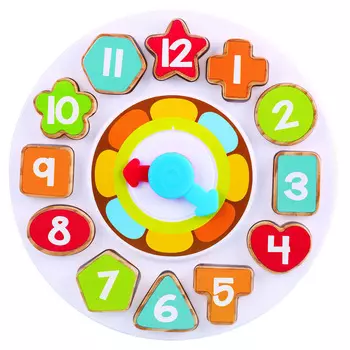 Развивающий центр Часы-сортер