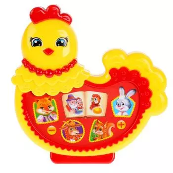 Развивающий мультиплеер Курочка-Ряба, свет и звук, на блистере