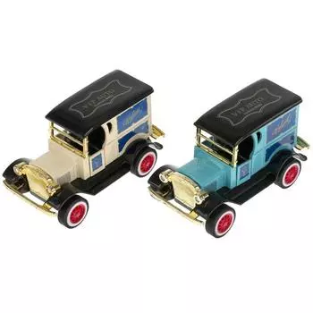 Ретроавто 12 см., свет и звук, открываются двери, инерционный, несколько цветов