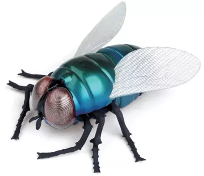 Робо-муха на ИК управлении, световые эффекты