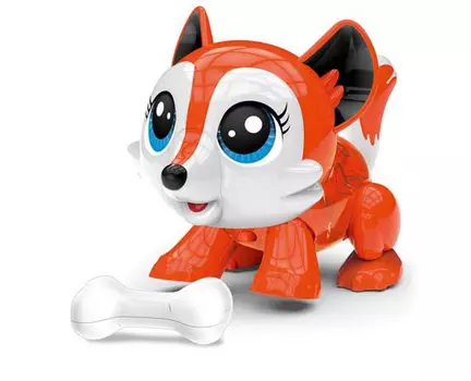 Робот-конструктор Лисенок с пультом управления, свет и звук
