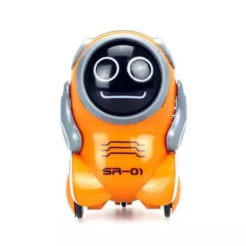 Робот - Покибот, оранжевый, свет и звук