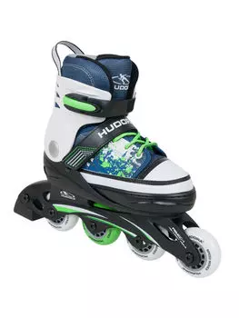 Ролики Inline, синие, размер 34-37