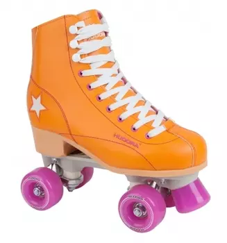 Ролики-квады Hudora Rollschuh Roller Disco, 39, orange/lila