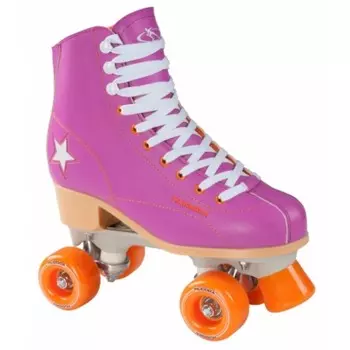 Ролики-квады Rollschuh Roller Disco, размер 42, lila/orange