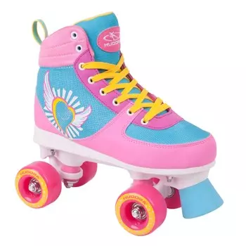 Ролики-квады Skate Wonders, размер 35/36, розовые