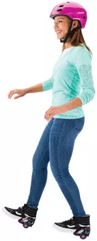 Ролики на обувь Jetts с искрами пурпурный