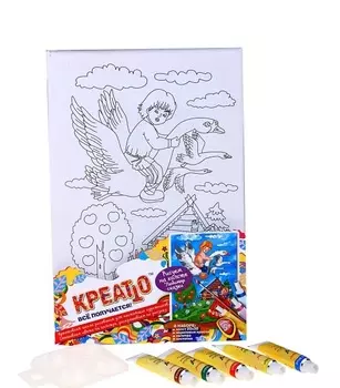 Роспись по холсту «Любимые сказки»