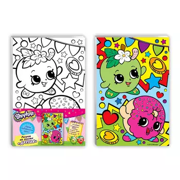 Роспись по холсту Shopkins - Друзья