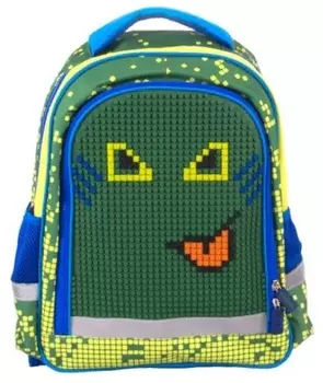 Рюкзак школьный с пикси-дотами, зеленый