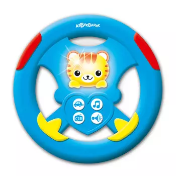 Руль музыкальный - Бип-бип, голубой