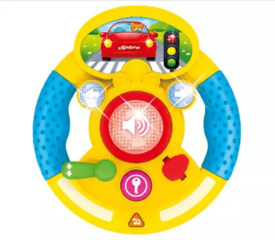 Руль музыкальный - Я водитель, желтый