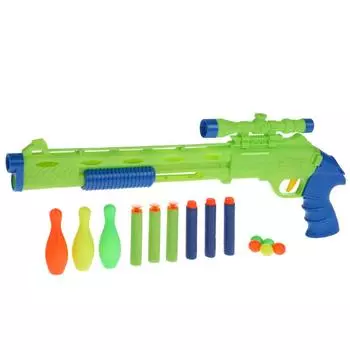 Ружье с шариками и мягкими пулями