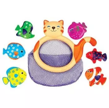 Сачок для ванной Кошечка Мими и рыбки