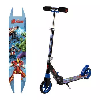 Самокат 2-х колесный складной Marvel – Мстители, колеса PU 145 мм