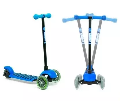 Самокат 3-х колесный Glider mini, blue