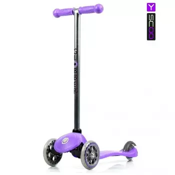 Самокат Globber My free FIXED с блокировкой колес, purple