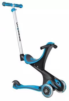 Самокат-каталка Globber Evo Comfort Play 5 в 1, голубой