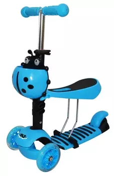 Самокат Navigator управление наклоном 3-в-1, голубой