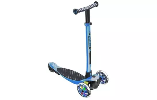 Самокат трехколесный Glider XL, цвет черно-синий