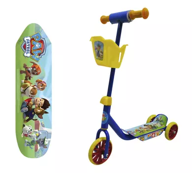 Самокат трехколесный - Щенячий патруль