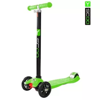 Самокат Y-Scoo maxi A-20 Simple, зеленый