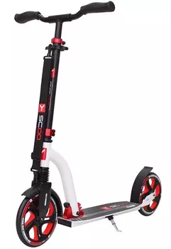 Самокат Y-Scoo RT 215 Monterey с 2 амортизаторами, красно-белый