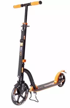 Самокат Y-Scoo RT 230 Slicker Deluxe New Technology с амортизатором, цвет - золото