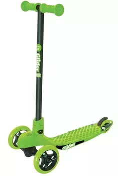 Самокат YVolution Glider AIR с антискользящей платформой, цвет – зеленый, 100810