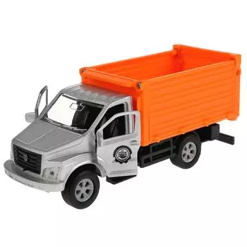 Самосвал ГАЗ Газон Next, 14,5 см, открываются двери, инерционный