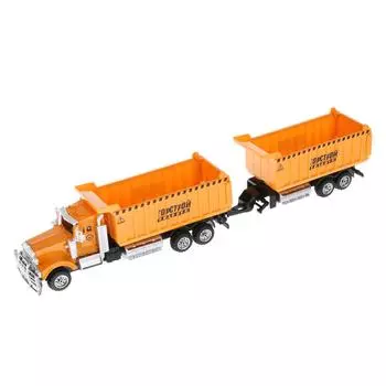Самосвал с прицепом 25,5 см, металлический, подвижные элементы