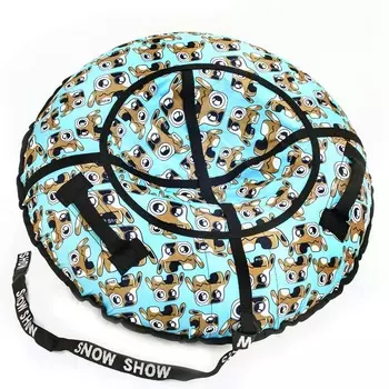 Санки надувные тюбинг дизайн - Глазастик, диаметр 105 см.