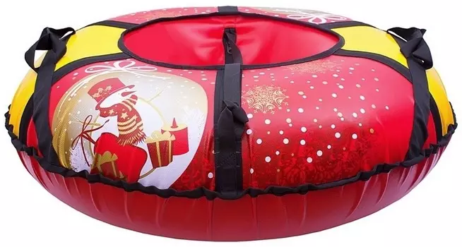 Санки надувные "Тюбинг Новый Год" + автокамера, диаметр 93 см