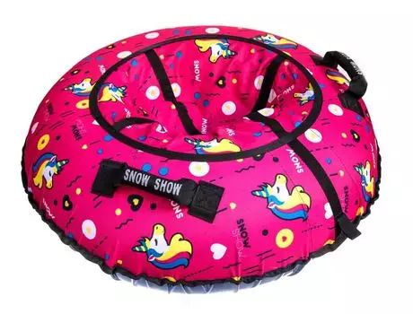 Санки надувные – Тюбинг RT Единорог на розовом, 118 см