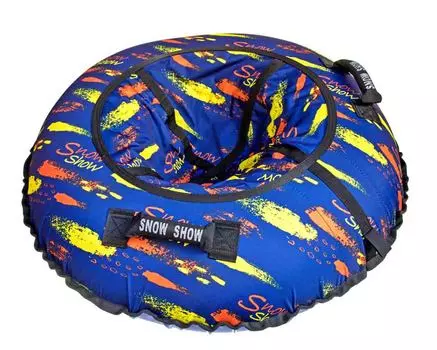 Санки надувные – Тюбинг RT Краски на синем, 118 см